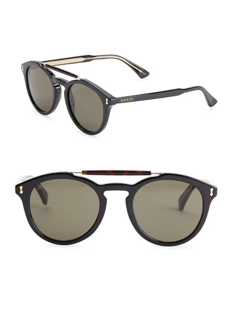 gucci urban round sunglasses|gucci round sunglasses for men.